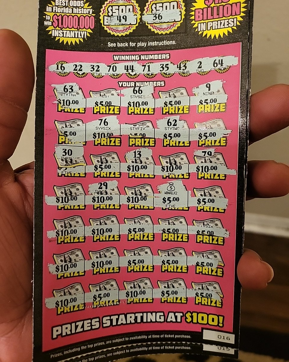 bigsimp84's tweet photo. @floridalottery another one 💯💯💯💯💯 https://t.co/2GbveSKAxS
