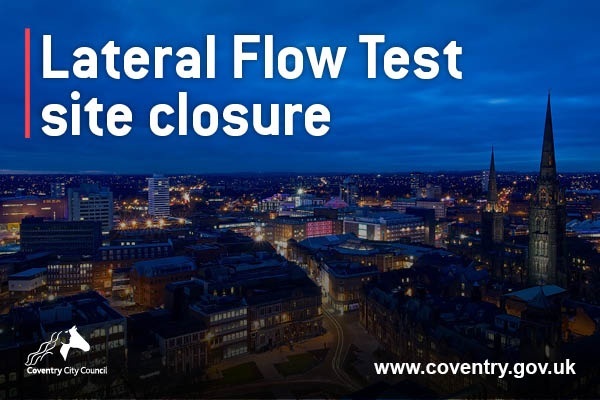 The Lateral Flow Testing site at the Indian Community Centre will be closing this afternoon (Sunday 20 March) at 4pm. 

Visit our website for more information on the closure: orlo.uk/LWnP9