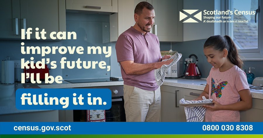 midgov's tweet image. Today is Scotland's #CensusDay. It's the official count of every household in the country and collects information about where you stay and the people who stay there. Your answers will help shape Scotland's future public services. 
census.gov.scot  #ScotlandsCensus2022