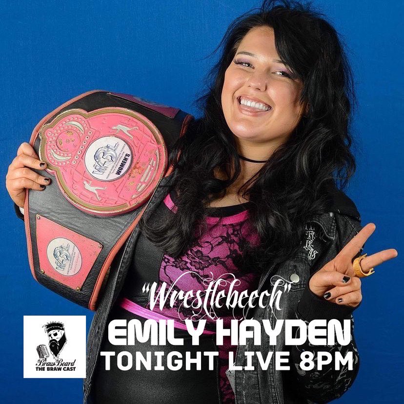 Billykirkwood's tweet photo. BRAWCST RETURNS TONIGHT LIVE with special guest Brawcast Episode 104 - โWrestlebeechโ@EmilyHayden_WB
This will be a fun one.
weโll be taking your questions as we will be LIVE tonight at 8pm (DM questions head of time)
Join us tonight
You Tube
Twitter
And Facebook https://t.co/dPMDDOWQY6