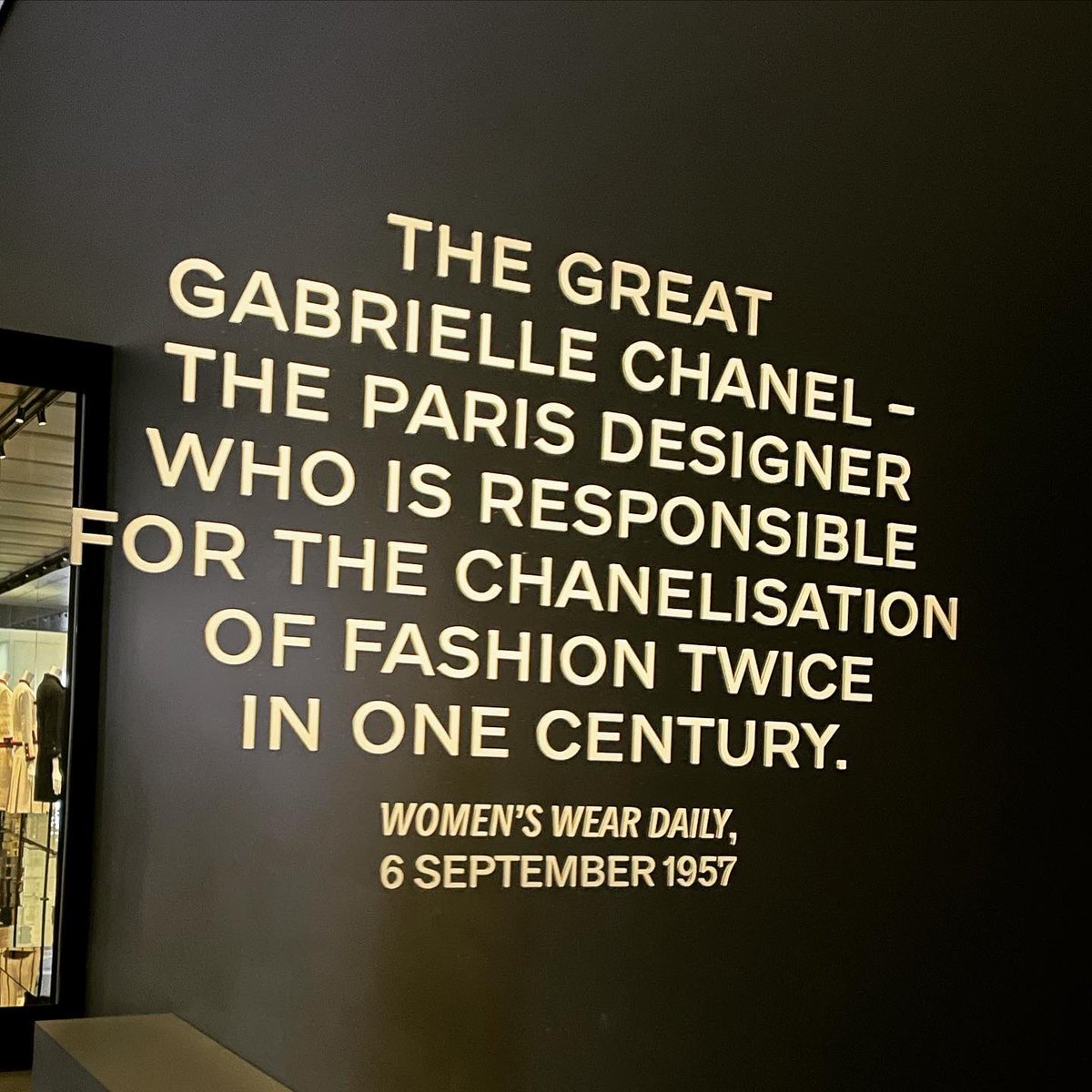thislovesours's tweet photo. Gabrielle Chanel Fashion Manifesto #ngvchanel https://t.co/GJtD7M4Apb
