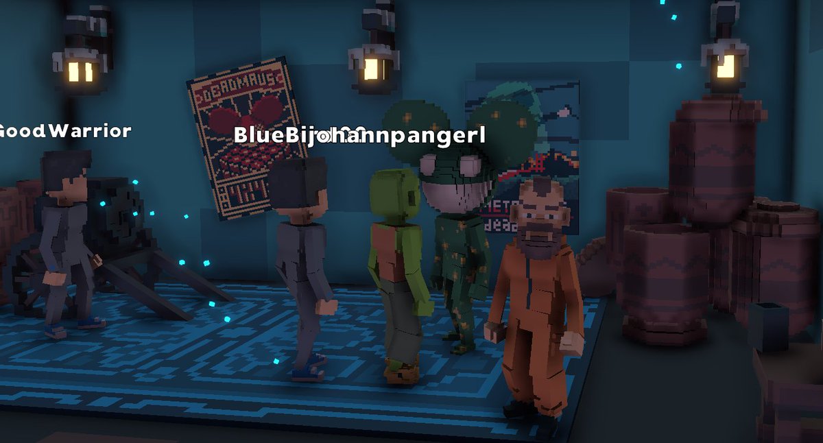 JSirinek's tweet photo. @TheSandboxGame @deadmau5 I just participated in the daily #SandboxAlphaS2Contest for a chance to earn up to 1,000 $SAND! Starting March 17 - Selfie with Deadmau5. Check out my screenshot below!
👇 #SandboxAlphaS2 
There was kinda party in here :D i love to see there is more and more players 😍😍. https://t.co/ItTYeM0EHq
