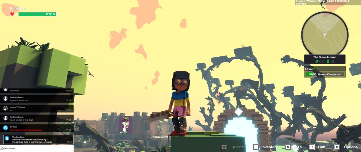 Kwang_ioi's tweet photo. @TheSandboxGame I just participated in the daily #SandboxAlphaS2Contest for a chance to earn up to 1,000 $SAND! Starting March 19 - Gather the equipment. Check out my screenshot below!
👇 #SandboxAlphaS2 https://t.co/yzTks8zwcF