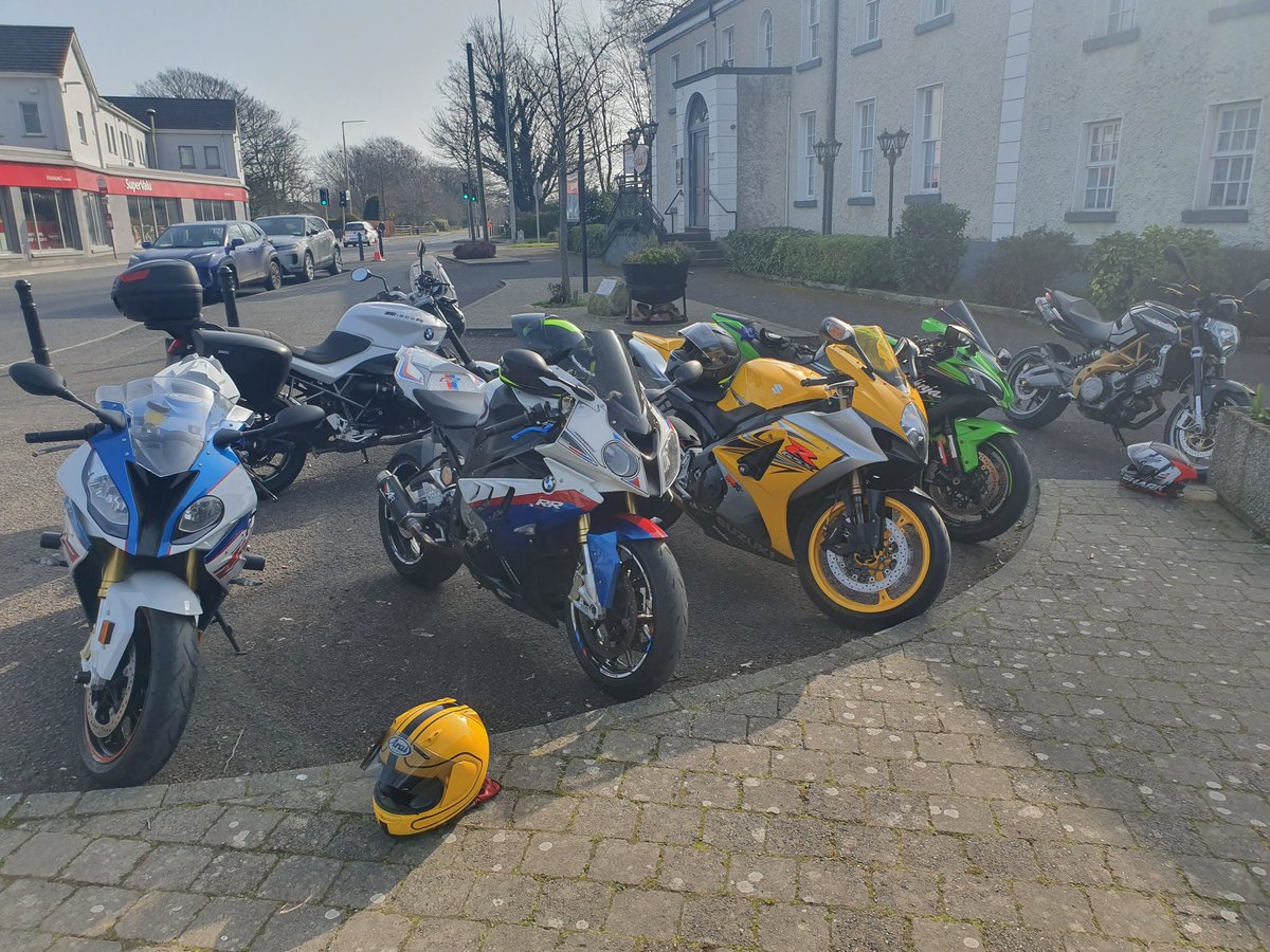 Getting fueled up for Kells road race ride out, let's hope for good day and big turnout <a href="/kellsmcrc/">kellsroadraces.com</a>