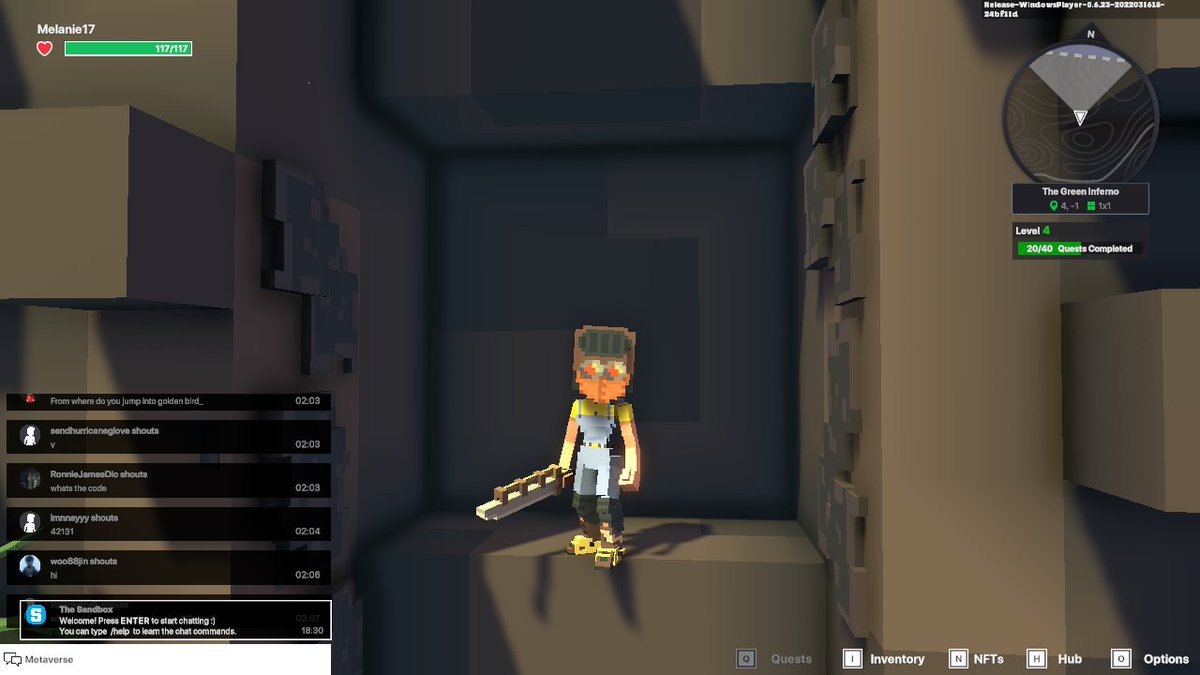 melon1720's tweet photo. @TheSandboxGame I just participated in the daily #SandboxAlphaS2Contest for a chance to earn up to 1,000 $SAND! Starting March 19 - Gather the equipment. Check out my screenshot below!
👇 #SandboxAlphaS2 https://t.co/kumGOGZJuE