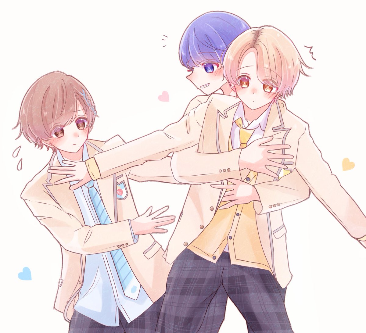 「京セラドーム2日目 💗💙💛

#すとぷりギャラリー 
#るぅとくん #ころ」|moe❁*.ﾟのイラスト
