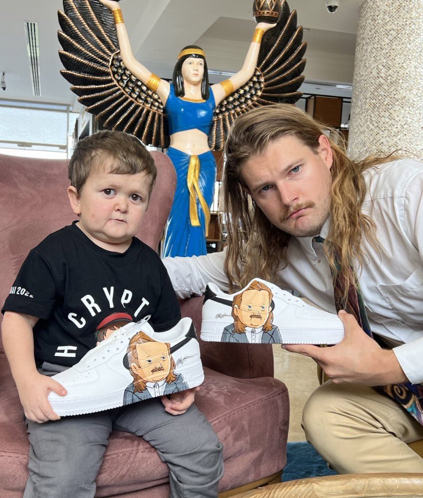 RT @Hasbulla_NFT: When digital meets physical. Thanks to @calebpressley and  @barstoolsports for being our special guests in Dubai. We love…