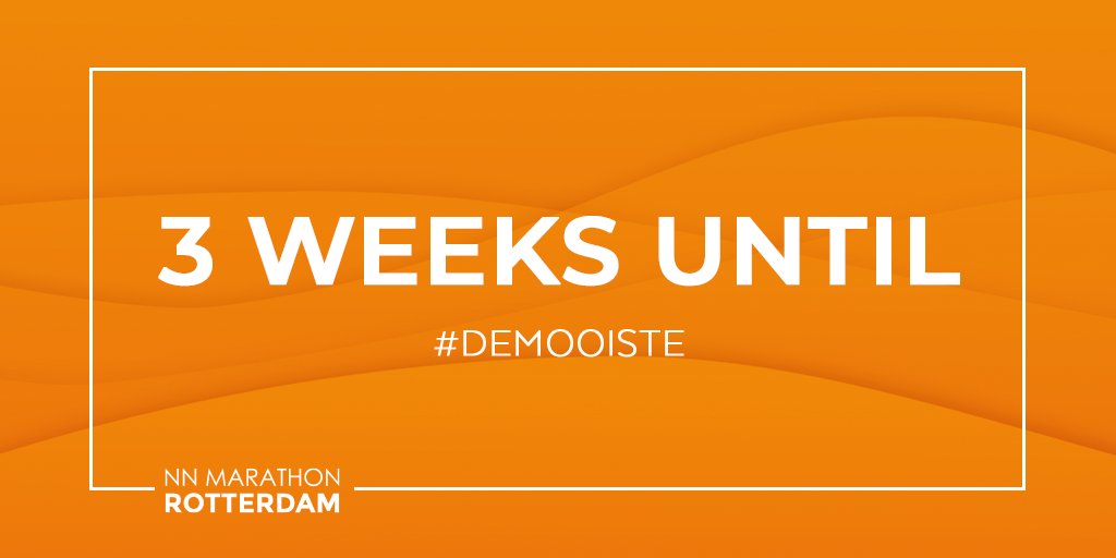 Nu is het aftellen echt begonnen.. Nog maar 3 weken! 🧡 Ben jij klaar voor #demooiste? 🤩