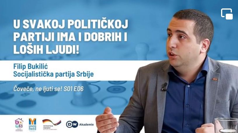 MladiSPS's tweet photo. Povodom predstojećih izbora u Srbiji, @KOMSmladi pripremila je 10 epizoda kroz koje će mladi moći da upoznaju svoje vršnjake aktivne u političkim partijama pozicije i opozicije.Gost u šestoj emisiji bio je Filip Bukilić potpredsednik @MladiSPS @socijalisti https://t.co/LnwGkcSFTg https://t.co/vXQzFh99uP