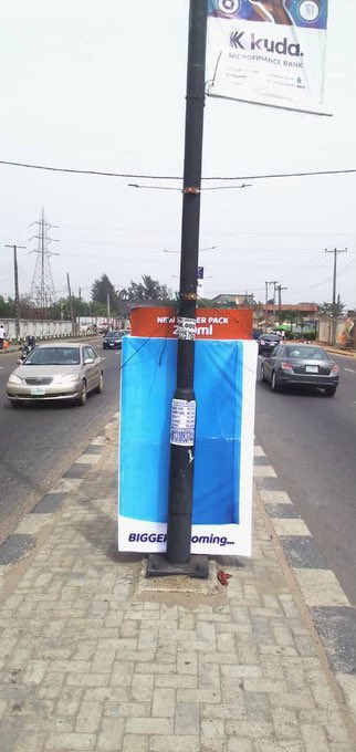 vicktor50's tweet photo. Y’all must have been seeing these boards everywhere, wondering what it is, It seems something hooge is coming NOW!! I saw this at Ikeja and more. #biggerpack Can you guess what it is?” https://t.co/eqIFurVd32