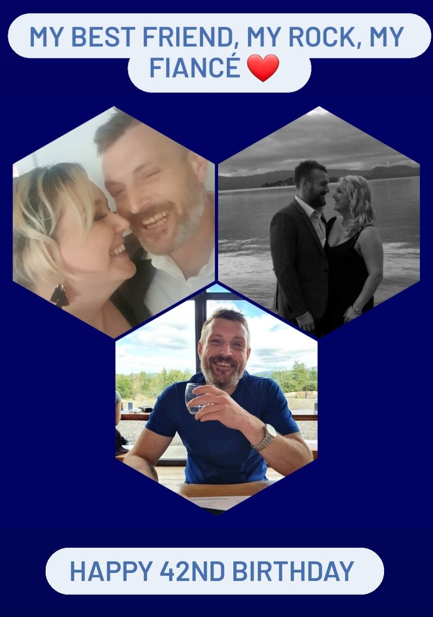 weelolapooh's tweet photo. Happy 42nd birthday to my world ❤ 
If I could give you anything today it would be our smiles back💙 but please take my squeeziest, can't breathe hugs &amp; kisses.😘
Love you always &amp; forever big guy xxx @McD20380 https://t.co/Bavjci1TdV