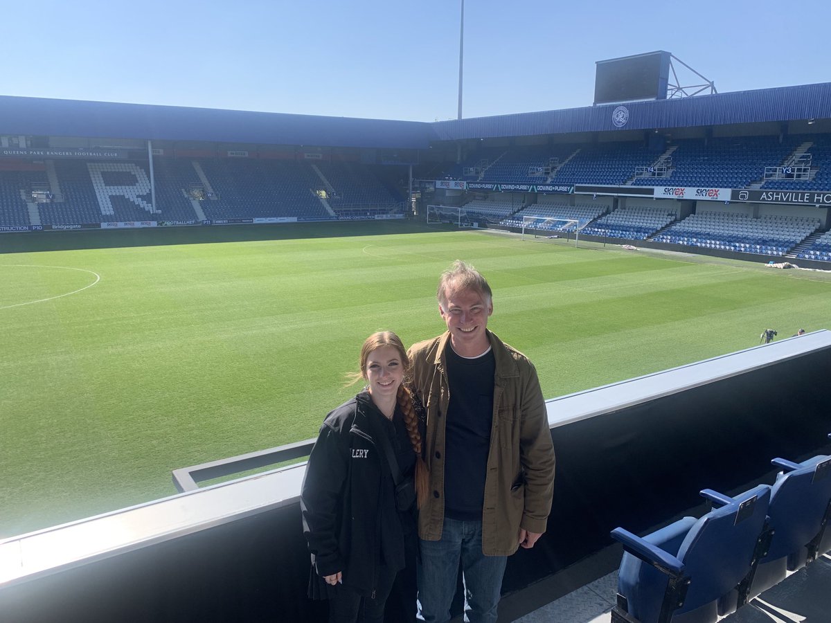 ⁦<a href="/QPR/">QPR FC</a>⁩ traveled from the US for stadium tour yesterday and match today.  Daughter’s first Rangers match.  Will be in the Loft and hoping for a win. U R’sss