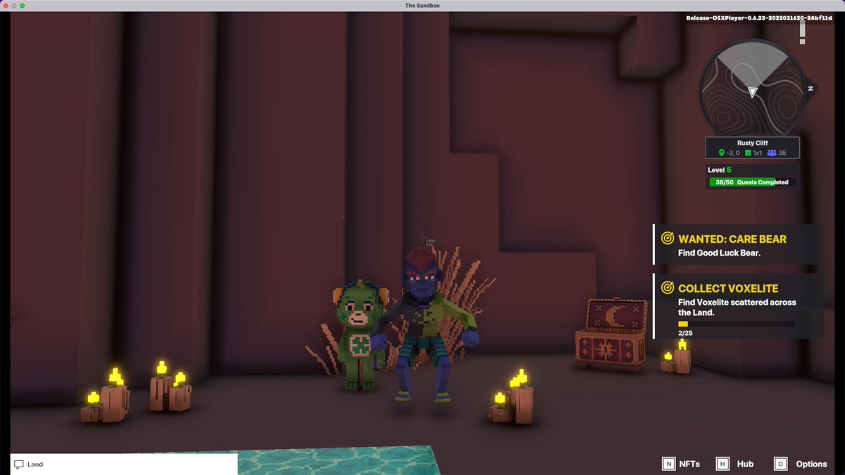 minimalcrypto1's tweet photo. @TheSandboxGame I just participated in the daily #SandboxAlphaS2Contest for a chance to earn up to 1,000 $SAND! Starting March 18 - Find The Good Luck Bear. Check out my screenshot below!
👇 #SandboxAlphaS2 https://t.co/kxQZoSrO90
