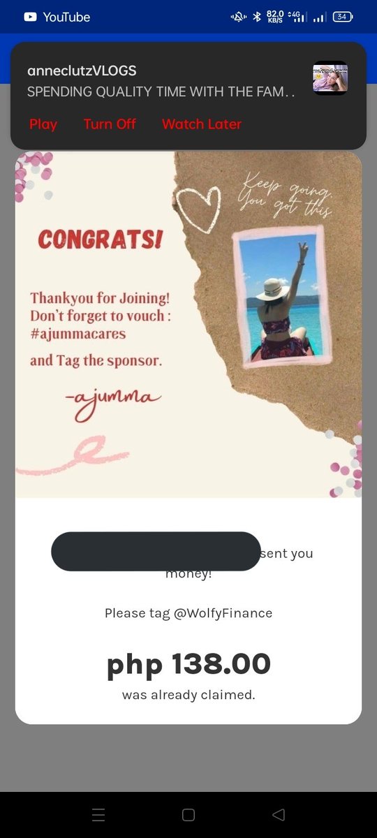 CamdroA's tweet photo. My first ever win from @ajummacares ❤️ Thank you so much! ❤️ Thank you also to the sponsor @WolfyFinance ❤️❤️ Looking forward to vouch moreee!!
#ajummacares ❤️ https://t.co/bjpXl6up1M