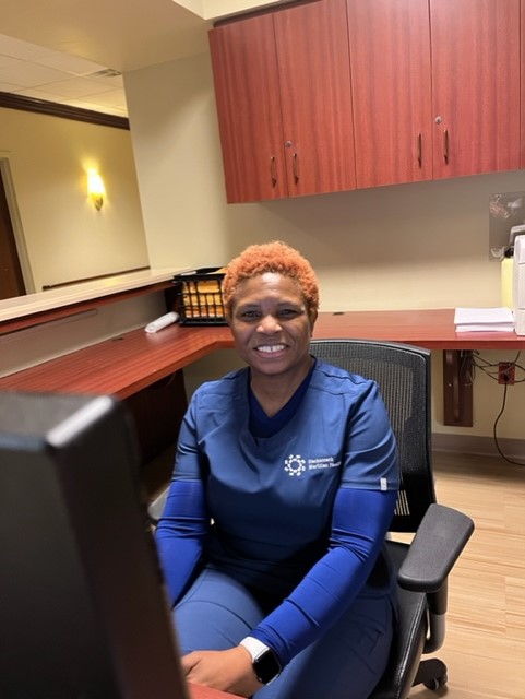 Today from now until noon <a href="/news12nj/">News12NJ</a>-this oncology nurse at Hackensack University Medical Center shares HER story of being diagnosed with breast cancer and her initiative "Bare It or Wear It" to help female cancer patients deal with air loss.