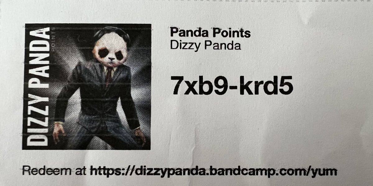 dizzypandamusic's tweet photo. Goeiemorgen!
Wordt muziek gedownload of is het allemaal streaming? Hier een code voor een #gratis download van ons nieuwe album Panda Points (22 maart). Wie het eerst is mag ‘m hebben.
#Giveaway #free #triphop #bandcamp #redeem #downloadcode #dizzypanda #pandapoints #doei https://t.co/WEPylsCbSI