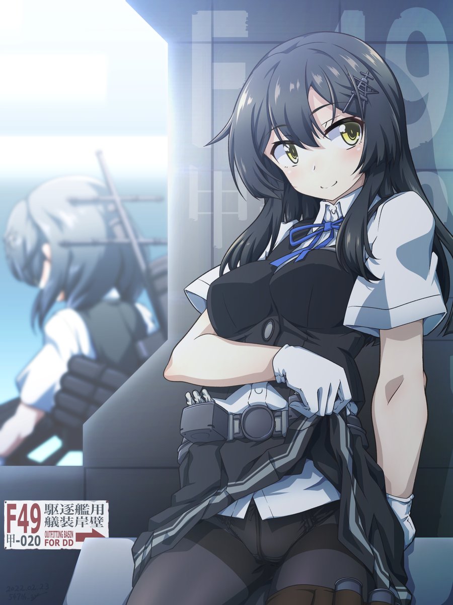 アイオワ(艦これ) 「三連休無くなっちゃったので過去絵を再掲しておきますね...⊂⌒~⊃。Д。)⊃
#」|547th_syのイラスト