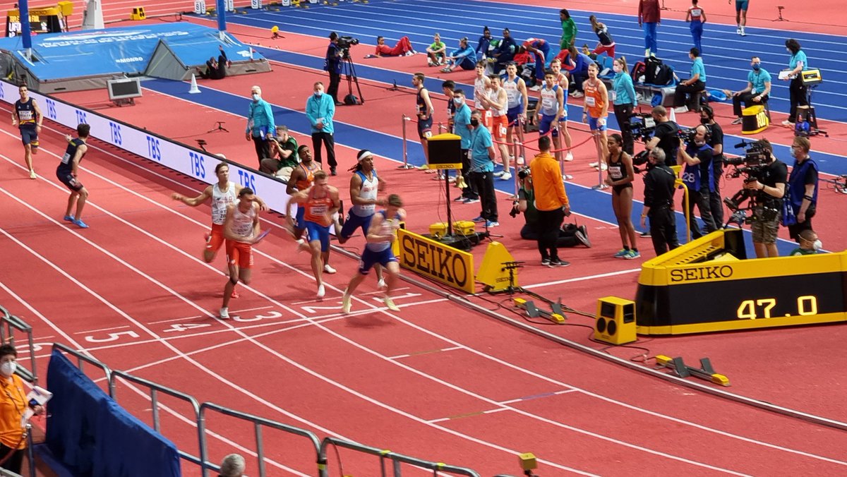 TopatletiekLive's tweet photo. BAM! Nederland knalt met winst naar de finale 4x400m estafette 3.07.64! 
For the record: USA out https://t.co/HUSMaawWYv