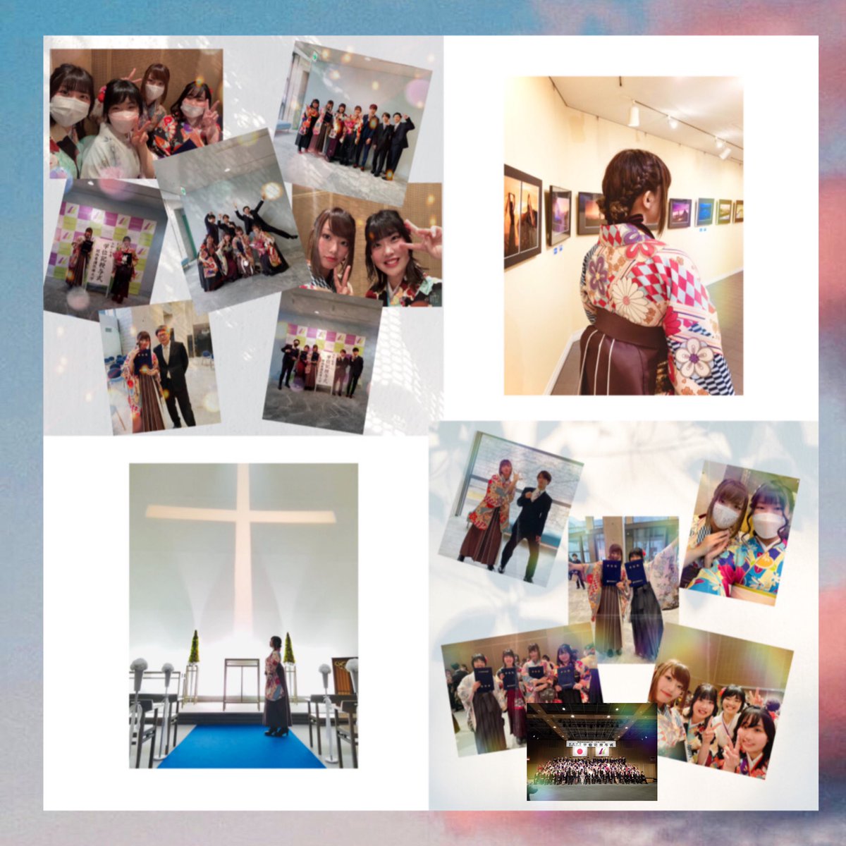 A9Vtg8's tweet photo. この4年間､大変なこともいろいろあったけれどここまで乗り越えて来れたね。

みんなのおかげで充実した大学生活
でしたありがとう😊
　　　　　　　　　　　　　　　3.18 https://t.co/FesWIPSBMc