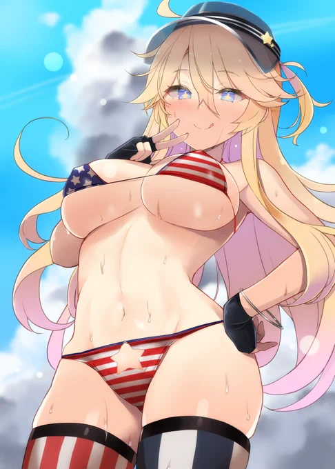 すごく☆が似合うアイオワ #艦これ 