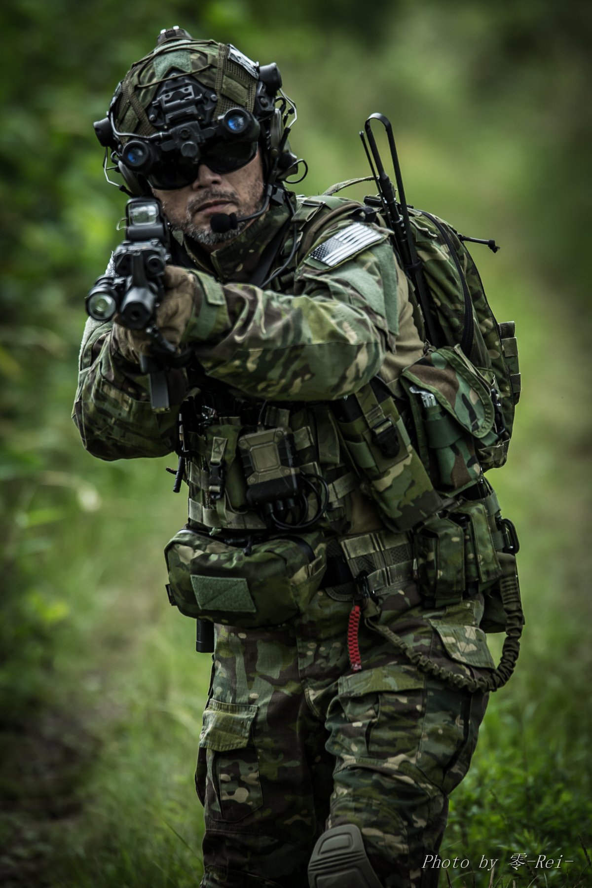 マルチカム装備 SHENKEL 8点セット BDU サバゲー 迷彩服 上下 チェストリグ