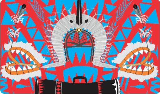 One of my latest nft designs Zogo Kab (sacred dance) #nft #nftart #NFTartist #NFTCommmunity #indigenousart #torresstraitislander
