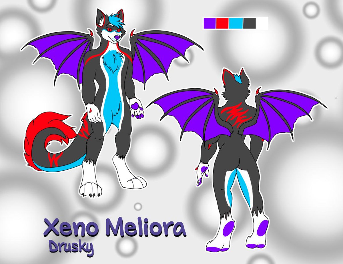 MerakiPenArt's tweet photo. Ref sheet and headshot for Xeno Meliora. Drusky (Dragon/husky)
#fursona #drusky #dragonhusky #furryart #Furryartist #merakipendogart https://t.co/764hCaDAMG