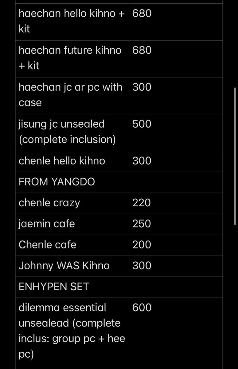 jamnotjaem's tweet photo. wts lfb ph quitting sale < pls help rt ! >

random nct &amp; enhypen merchs

— prices are listed below, kindly dm me for conditions ^__^

📍bulacan
💸: gcash
📦: sco
🛒: 1 week reservation

can do full COD via shopee but price differs! 🤗

🏷 nct dream 2021 enhypen dilemma https://t.co/6Nmv4tENwN
