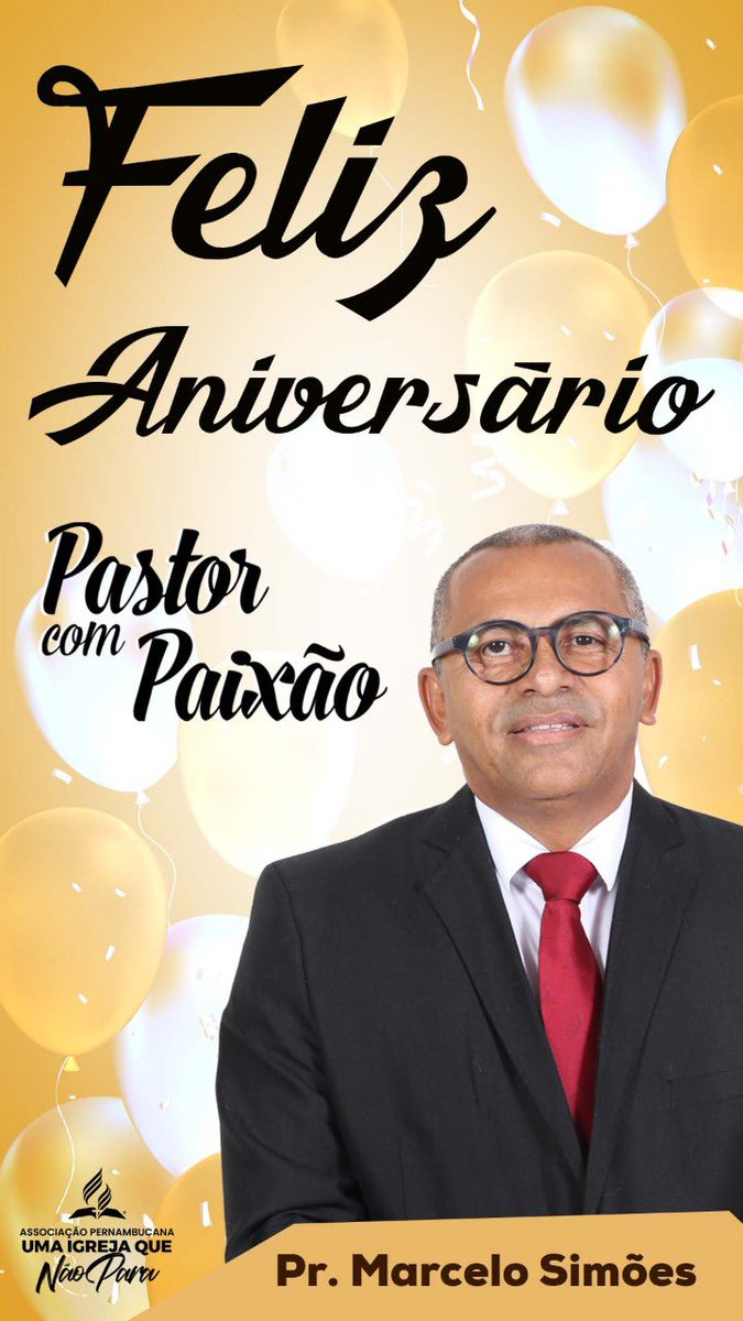 🟦 A Associação Pernambucana parabeniza o pastor Marcelo Simões pelo seu aniversário! Que o bondoso Deus continue te abençoando rica e poderosamente!
#PrimeiroDeus #APeUmaIgrejaQueNaoPara
