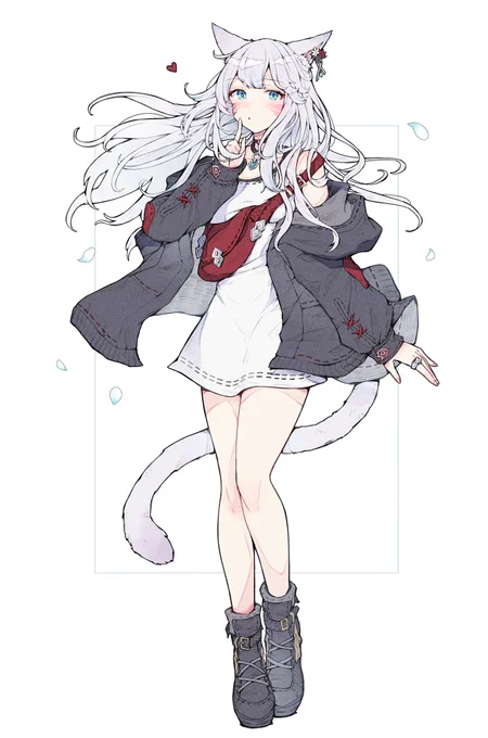 カジュアルジャケットミコッテちゃん🐱

#ミコッテ #FF14イラスト #FF14art #FF14 