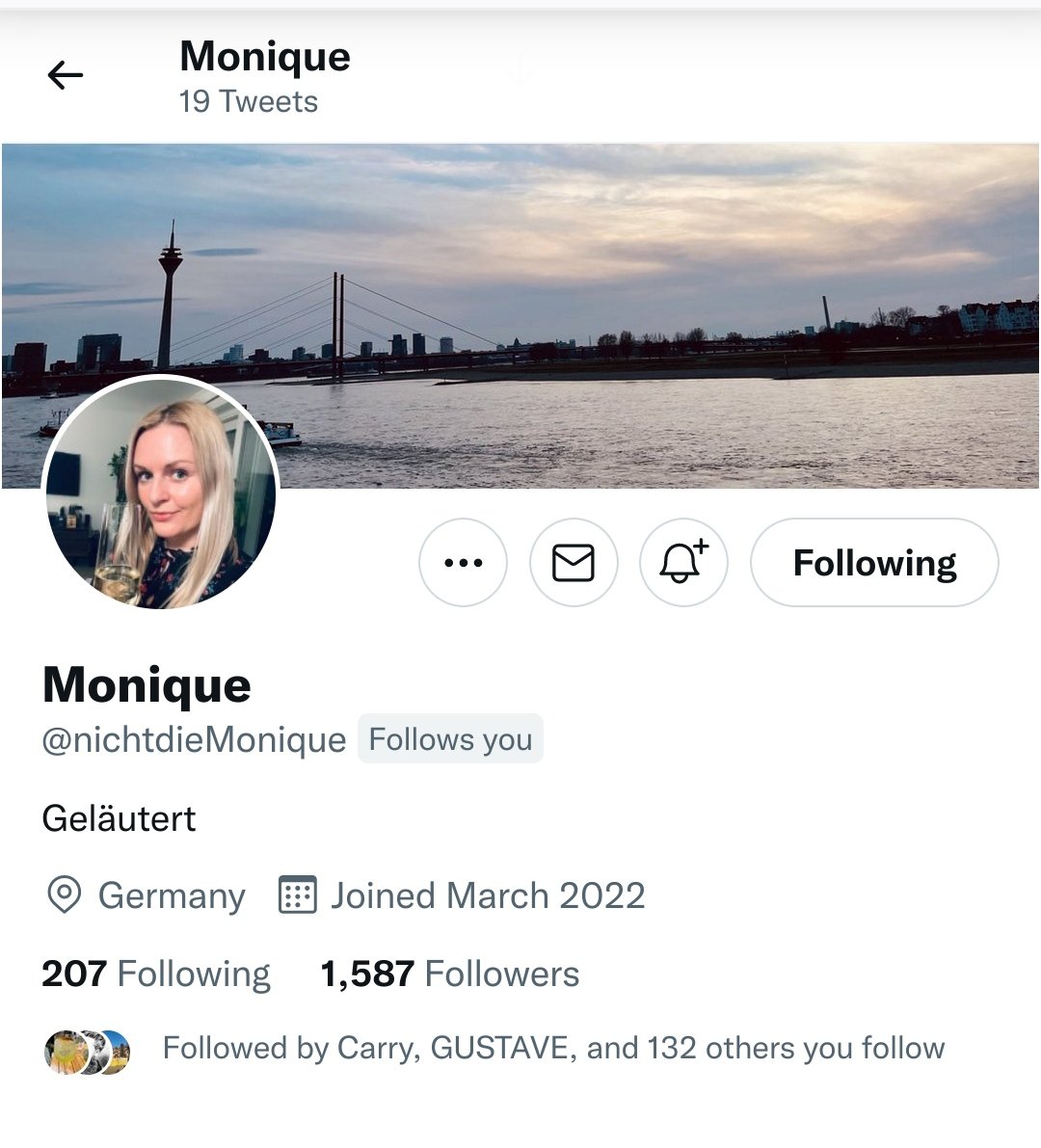 SoniaMarima's tweet photo. @nichtdieMonique 

Da fehlen noch ein paar Follower, bis zur alten Größe. 

Wer mag unterstützen?

#freemonique https://t.co/hDoVJbtzbZ
