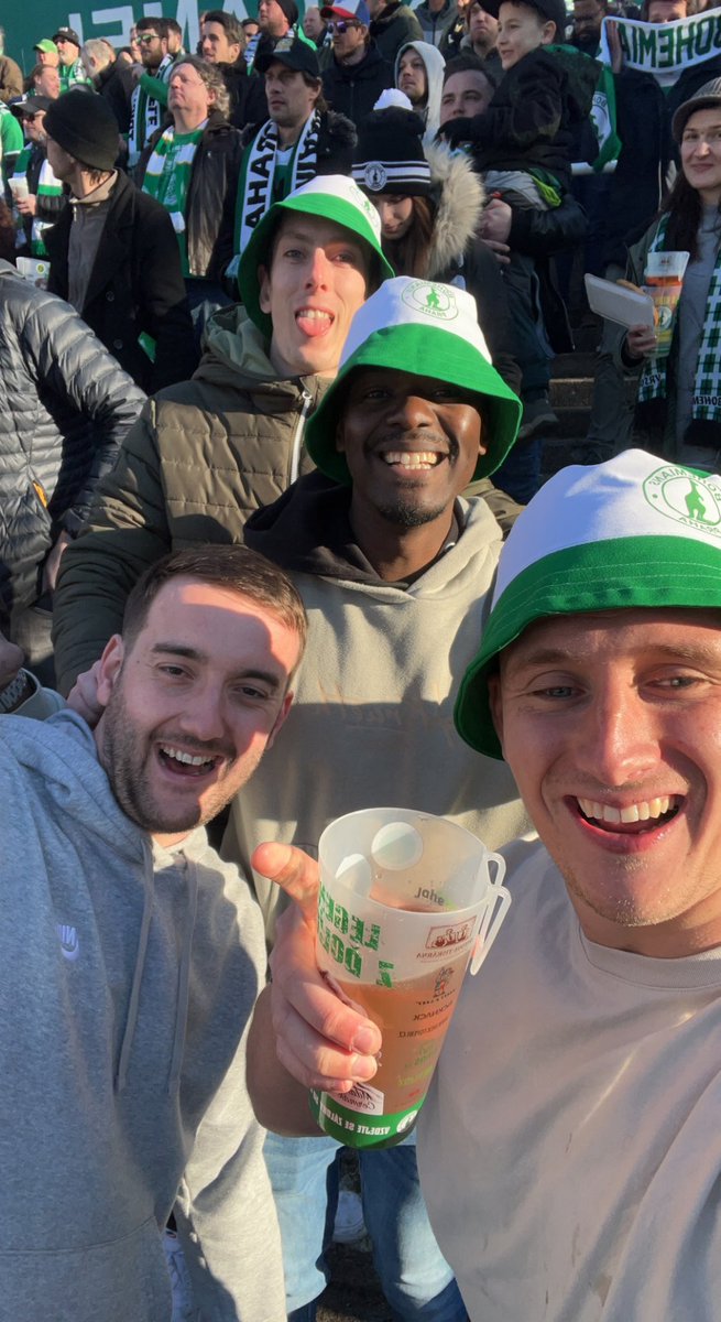 bohemians1905GB's tweet photo. "We had a cracking time at the game and a great time in prague! All the best with the relegation fight"
This is a delight to see - Glad you enjoyed the game - Sorry about the result https://t.co/DP1z3wzSAv
