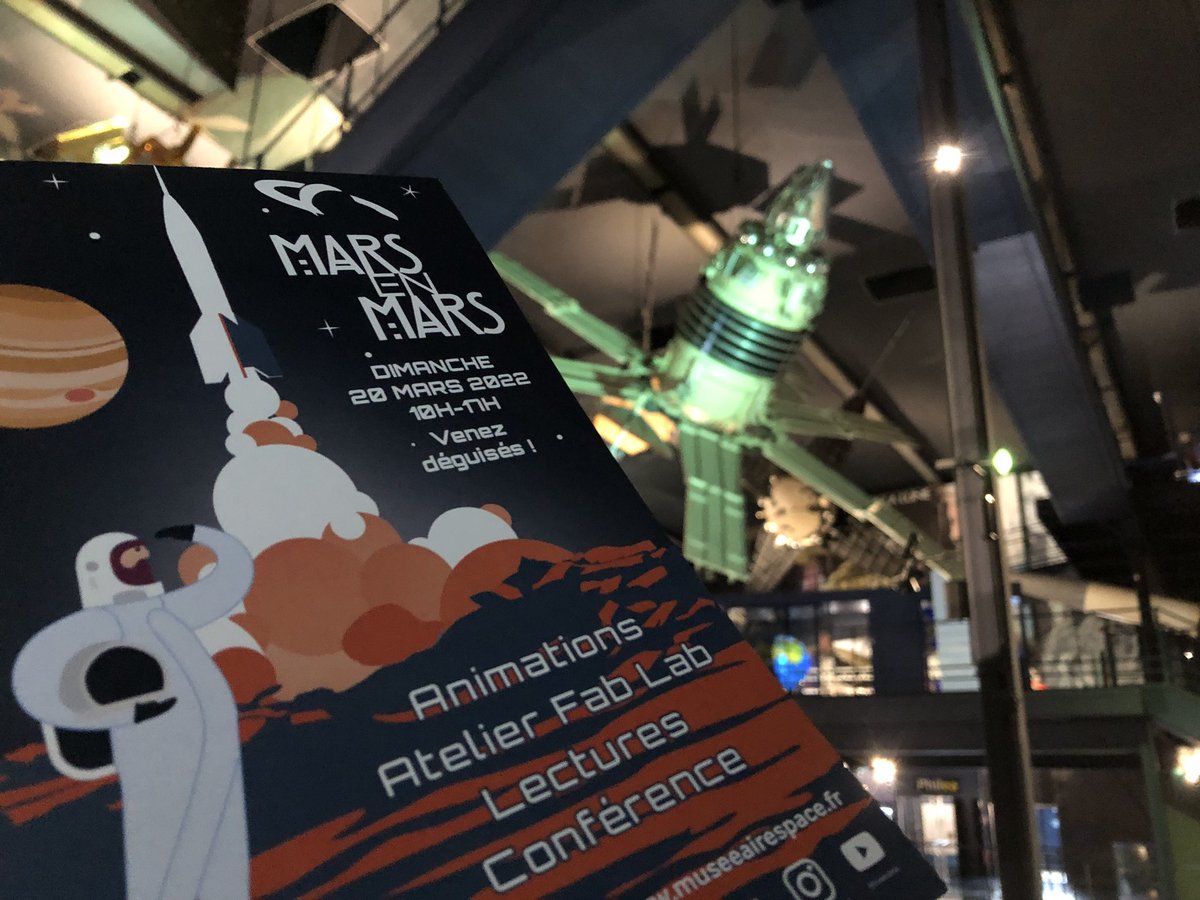 MuseeAirEspace's tweet photo. Retrouvez tout le programme de #MarsEnMars
➡️ https://t.co/uWZMWvGHml
Plan du musée et des animations
➡️ https://t.co/zsTZtDTyBL https://t.co/KUyV0RLmKQ