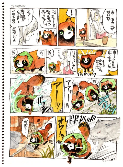 「モカン」再投稿
 #温泉の神様 