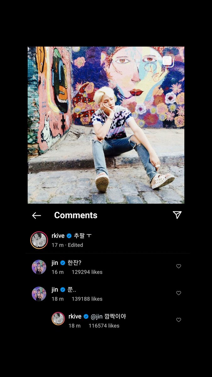 legendaddyRM's tweet photo. Kesambet apa njun tbtb post foto jametie pada masanya😭✊ @BTS_twt https://t.co/ldrOHJHSiE
