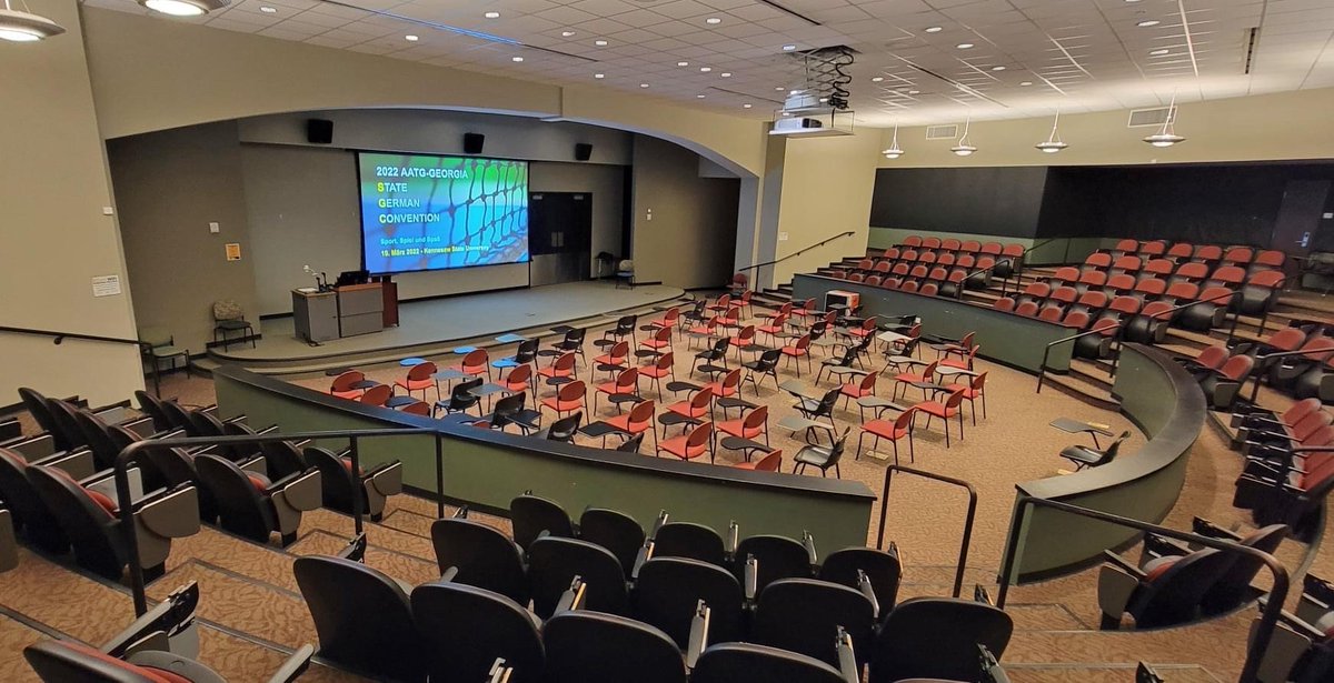 The AATG Georgia State German Convention was held yesterday on the campus of KSU!  Around 200 Middle and HS students competed in a variety of activities! Special thanks to the more than 40 volunteers and to the Halle Foundation for their support! #Danke #DeutschLernen <a href="/FLAGeorgia/">Foreign Language Association of GA</a>