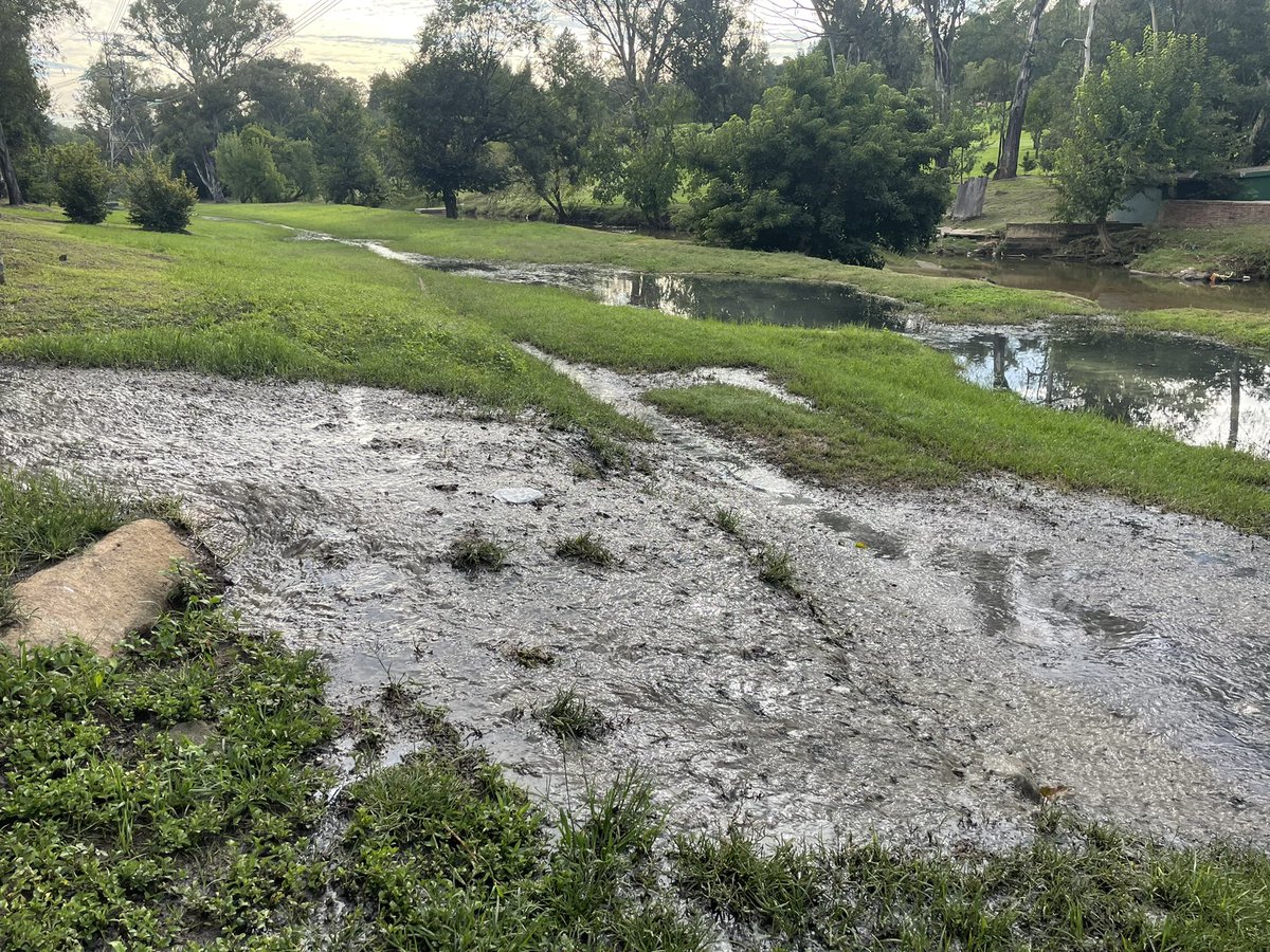 <a href="/JHBWater/">Johannesburg Water</a> the new sewer opposite the River Club Golf Course on the Braamfontein Spruit!!!!