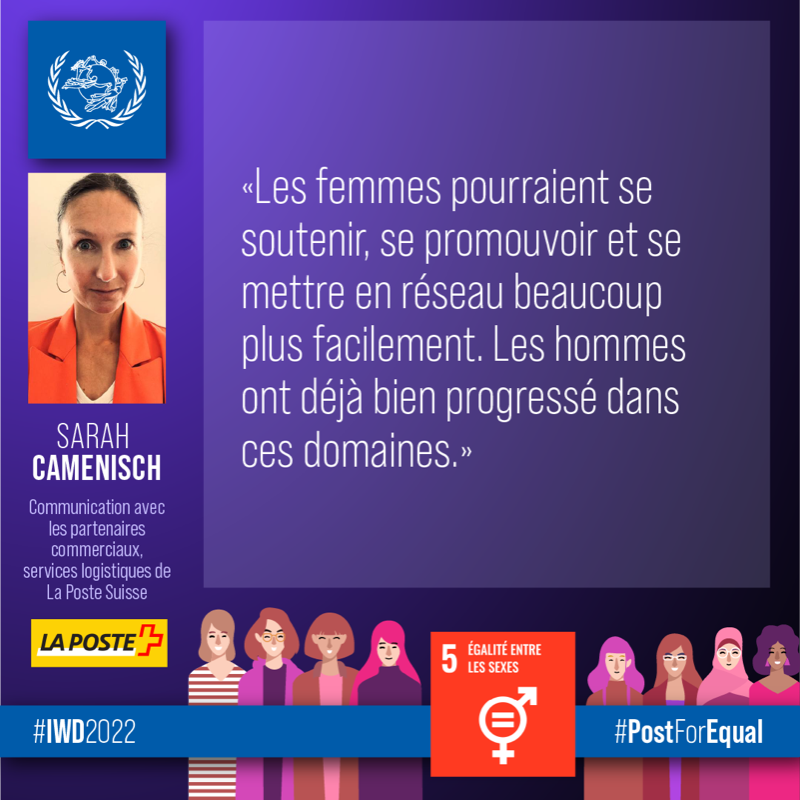 upu_onu's tweet photo. Donner la priorité aux clients et comprendre leurs besoins est une caractéristique clé d'un #ServicePostal efficace, et cela ne peut être réalisé que par un environnement de travail inclusif et centré sur les personnes 💌
#PostForEqual #IWD2022 @swisspostnews_f