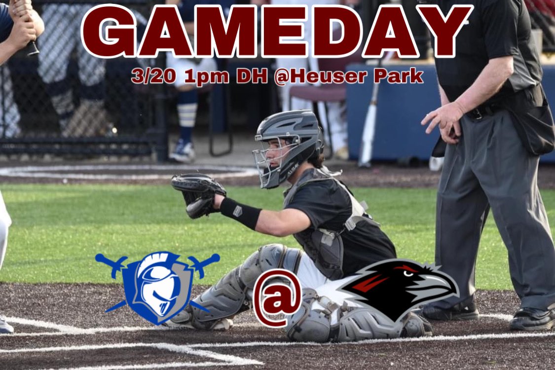 RosemontBase's tweet photo. 🚨GAMEDAY🚨
Your Rosemont Ravens take on the Clarks Summit Defenders today at 1pm as the first conference game in program history. #MontUp #ForTheFlock https://t.co/Bd2xOIbwYO