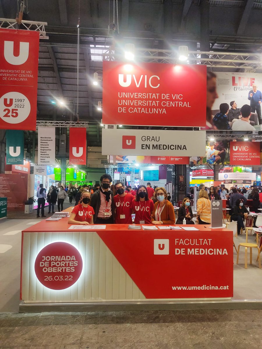 u_medicina's tweet photo. 📢 La Facultat de #Medicina de la @uvic_ucc agraeix la col.laboració de totes les persones que han participat al @saloensenyament 2022 i l'interès del públic que hi ha assistit
@UVicLife @universitatscat https://t.co/3VGUOhvYiO