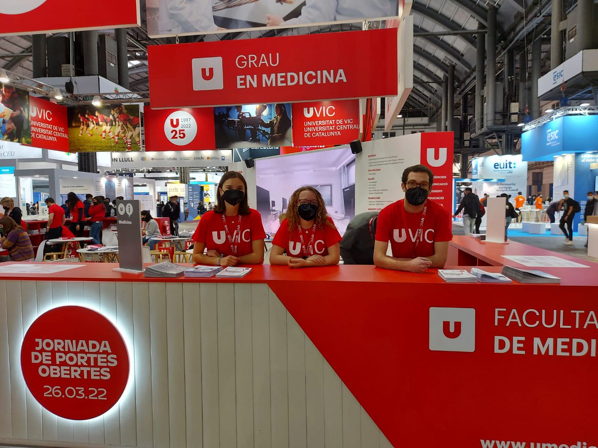 u_medicina's tweet photo. 📢 La Facultat de #Medicina de la @uvic_ucc agraeix la col.laboració de totes les persones que han participat al @saloensenyament 2022 i l'interès del públic que hi ha assistit
@UVicLife @universitatscat https://t.co/3VGUOhvYiO