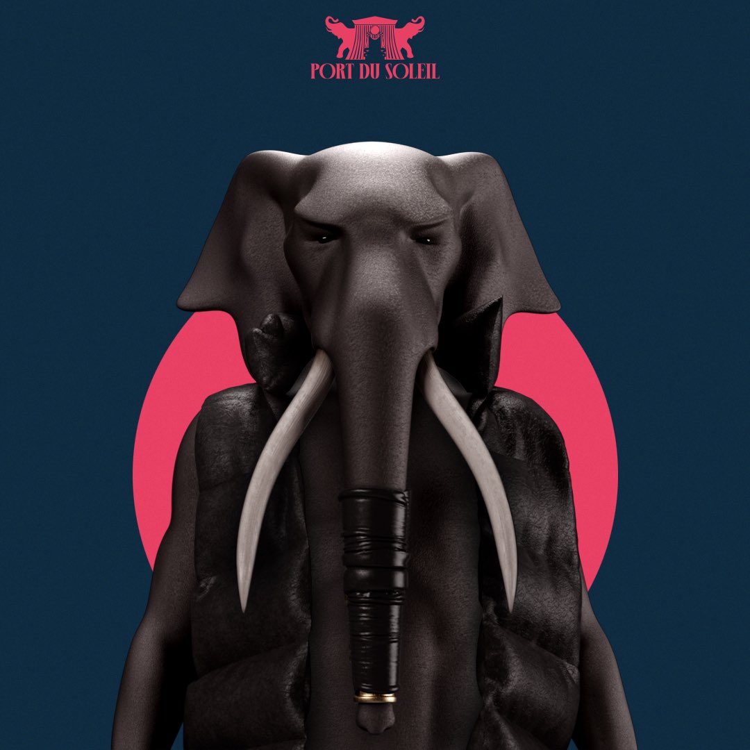 Port du soleil is on a strive to become the first (?) nightclub in the world to accept an NFT as entrance fee and skipping line. 1,122 unique 3D elephants will be available for sale. On top of that: we are giving away a soleil experience for 2 people. More information out soon.