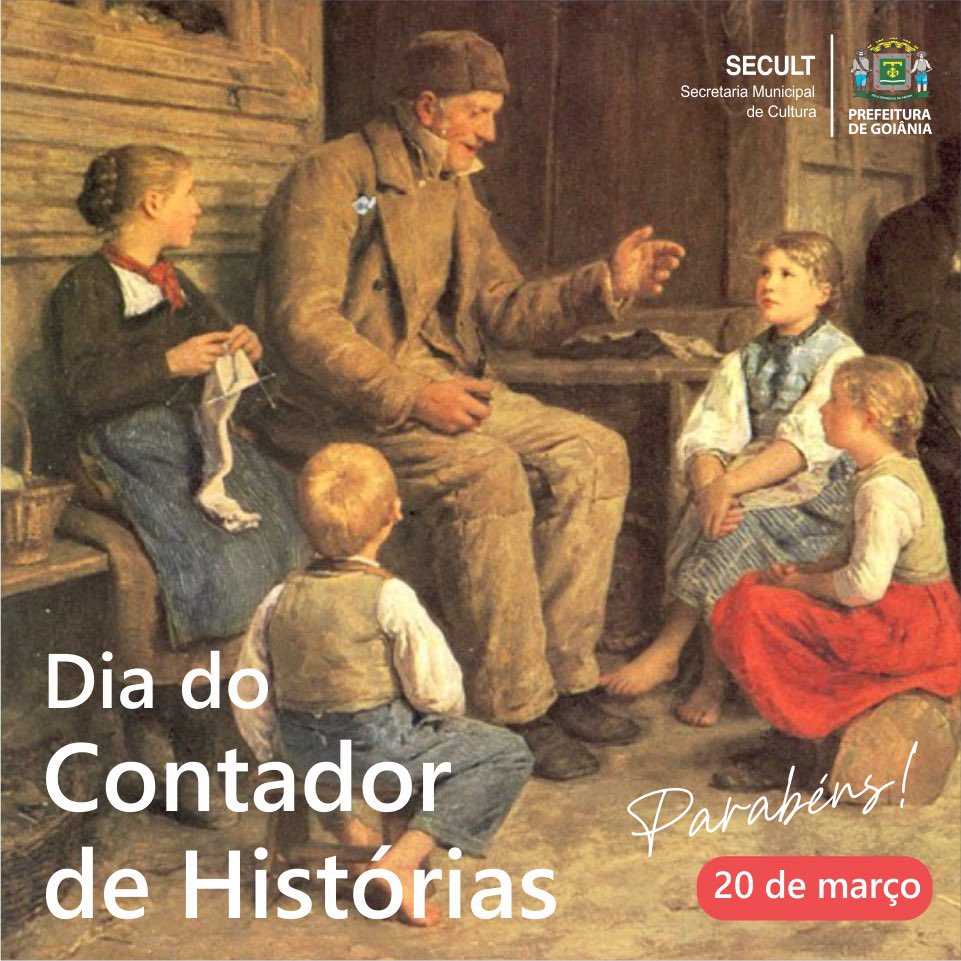 Parabéns aos que têm o dom de contar e encantar! #DiadoContadordeHistórias