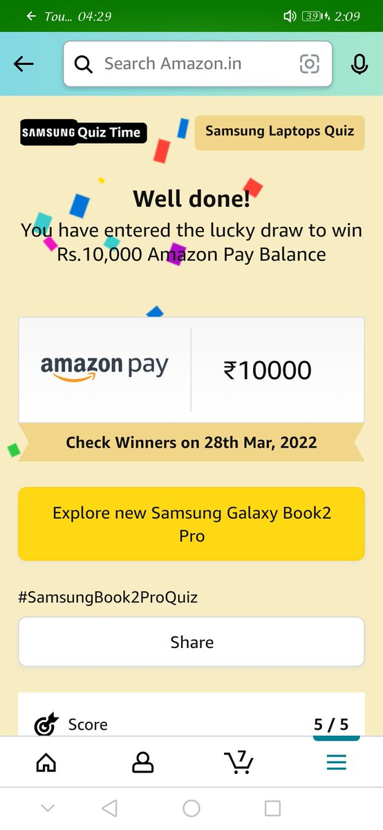 GOURANG65801501's tweet image. #SamsungBook2ProQuiz
