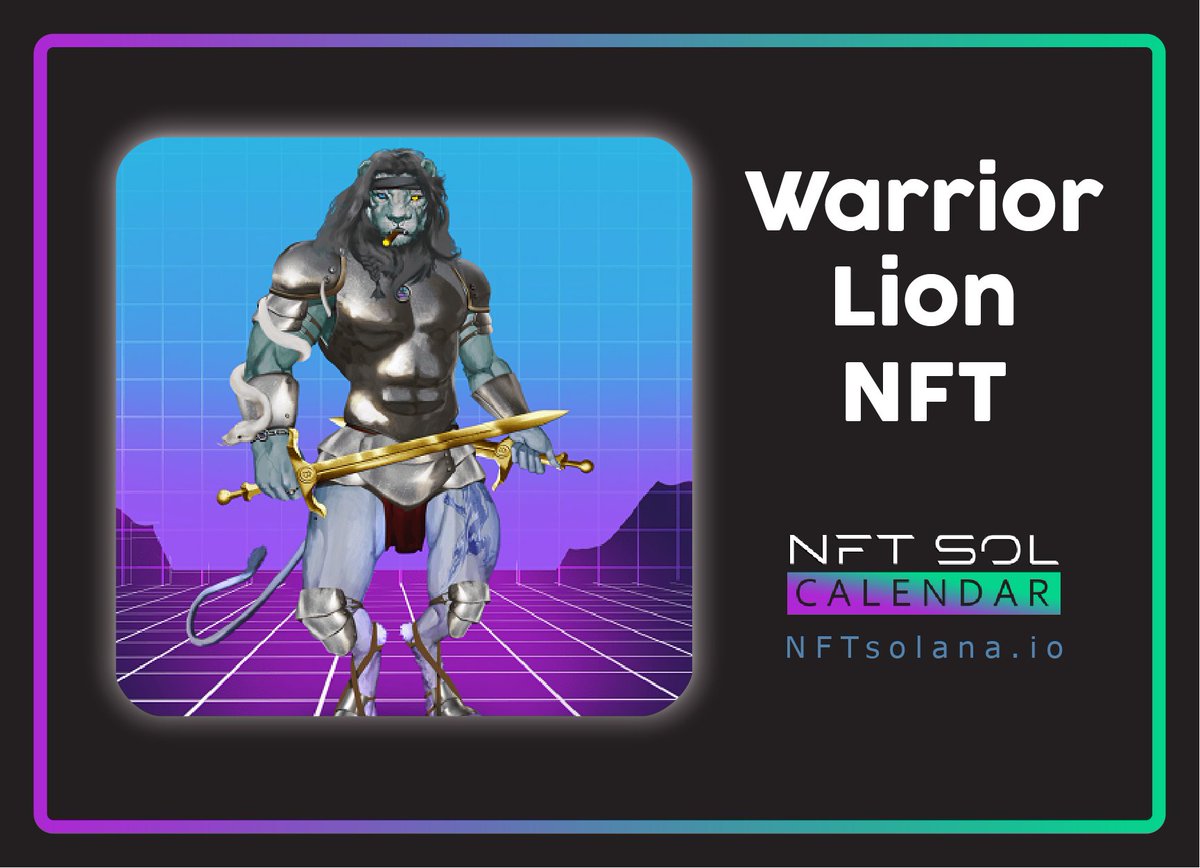 nftsolana_io's tweet photo. ┏━━━━━━━━━┓
👉 @WarriorLionNft 👈
┗━━━━━━━━━┛
2,222 ◎ 0.44 SOL
📣Like and follow! Retweet and tag friends!
https://t.co/rpVv2u4Z3J
https://t.co/nlZwiBA5en
🛡️Always do your own research.
#nftsolana #nft #solana #solananft #nftdrop
#upcomingnft #upcomingnfts https://t.co/OWajnPT5cg