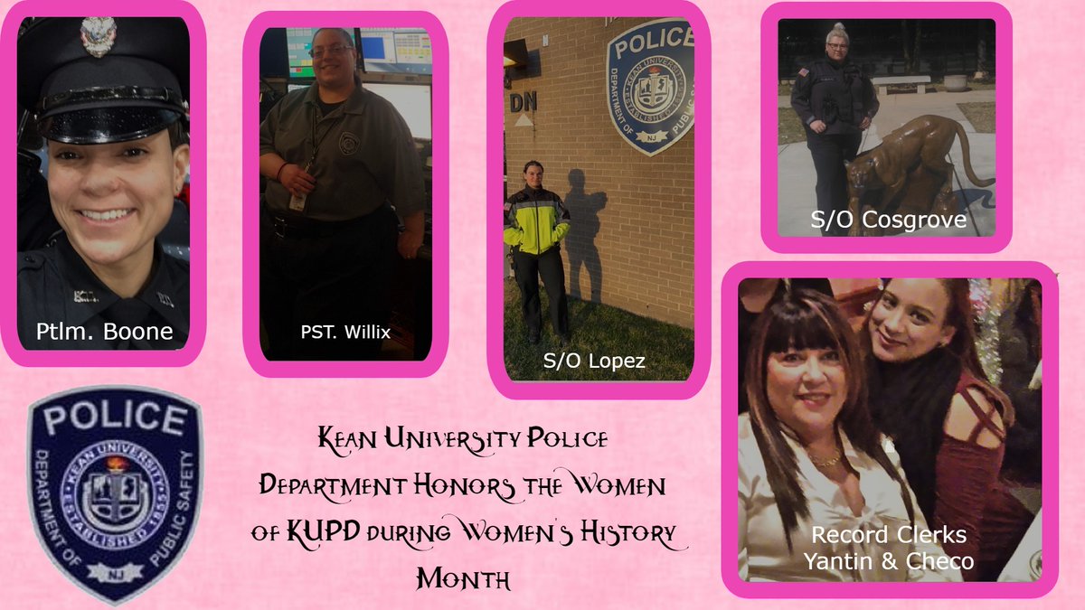 We salute the females that serve the Kean University community during Women's History Month.