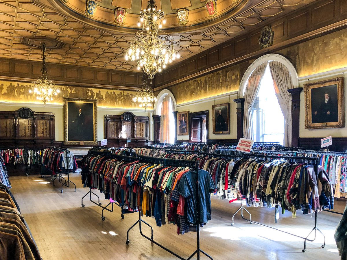 Hiya Glasgow! Our huge vintage kilo sale is at the Trades Hall until 4pm today!