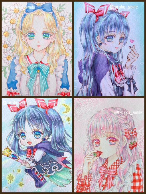 #三連休過去絵を貼りつけると優しいフォロワーさんが拡散してくれる#みなさん去年の今頃はどんな絵描いてましたか#三連休はフォロワーが増える#Twitter交流会会場便乗失礼します去年の4月〜5月頃描いたお気に入りの子たちです 