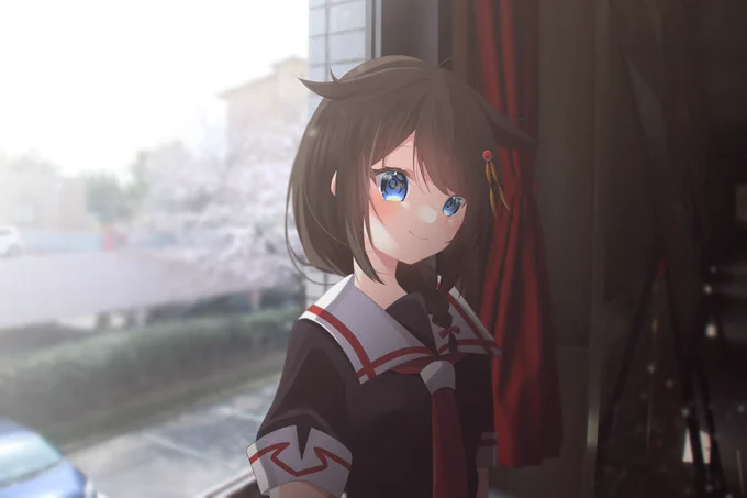 キミと歩く世界は美しかった。
#艦これ  #時雨 #佐世保 