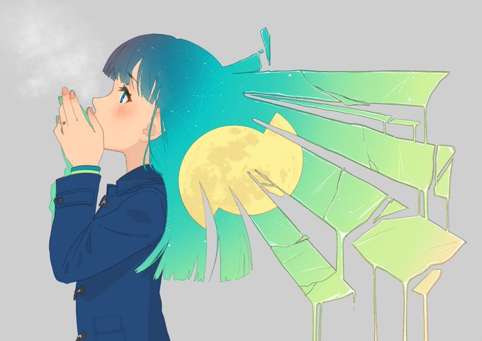 氷解、あるいは雪解け

冬が好きです。
冬が終わってしまうので、それを惜しむ気持ちで描きました。 